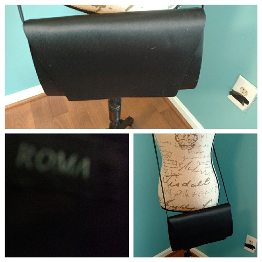 5/25 Roma Black Evening Bag